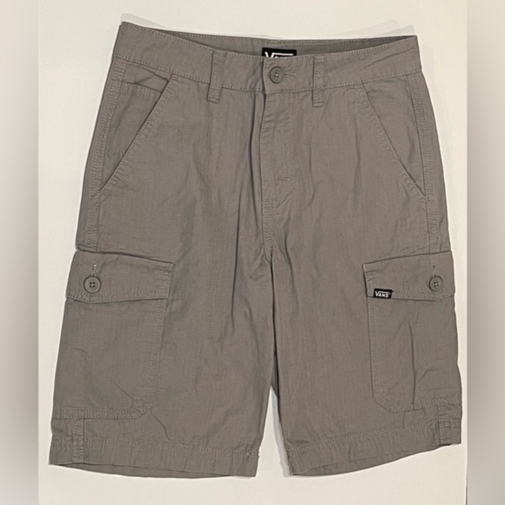 Boys VANS - Size 14, CARGO Shorts Gray Size 14 NEVER WORN‎